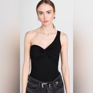 AGOLDE small Domino black top